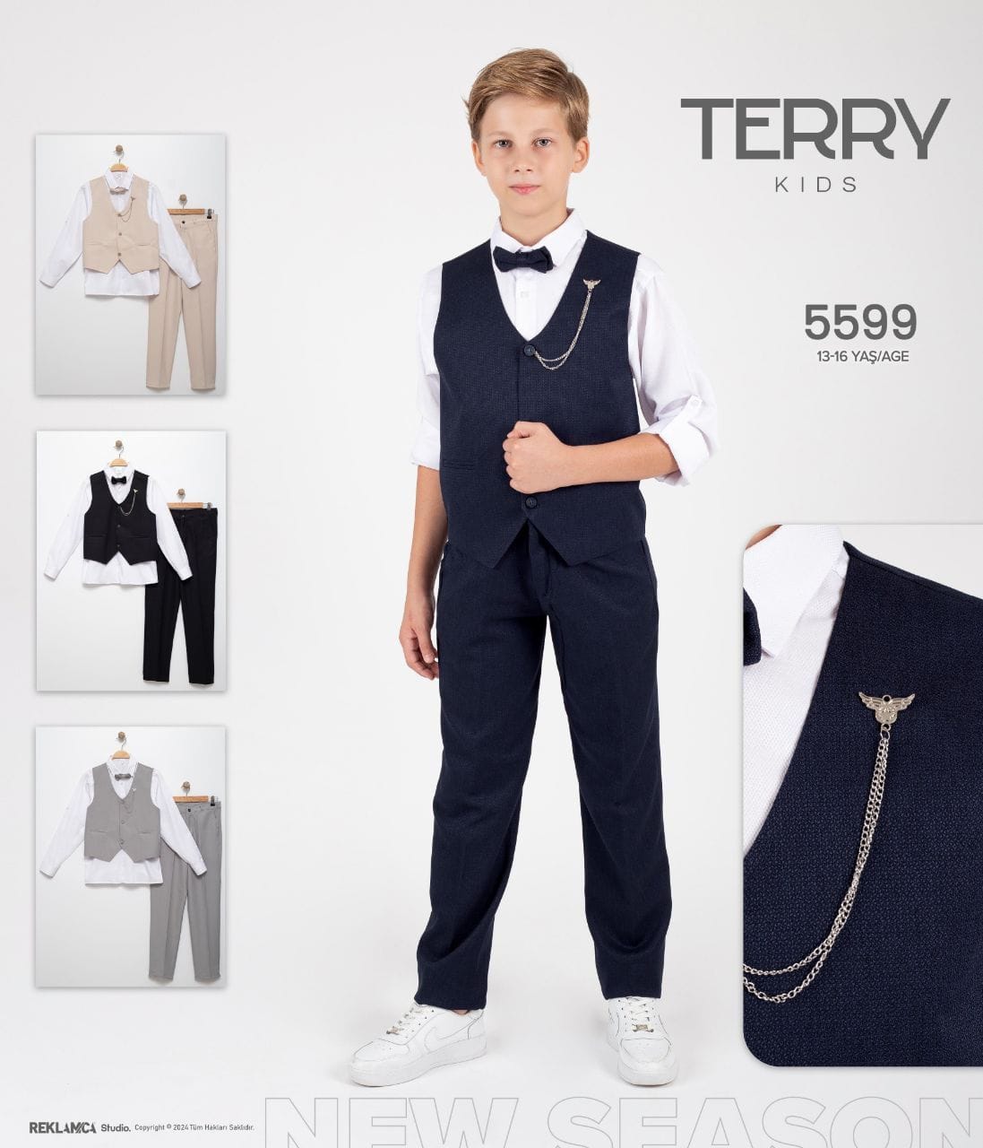 Terry Kids YELEKLİ TAKIM